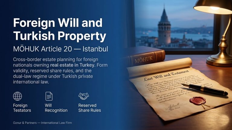 Foreign Will and Turkish Property