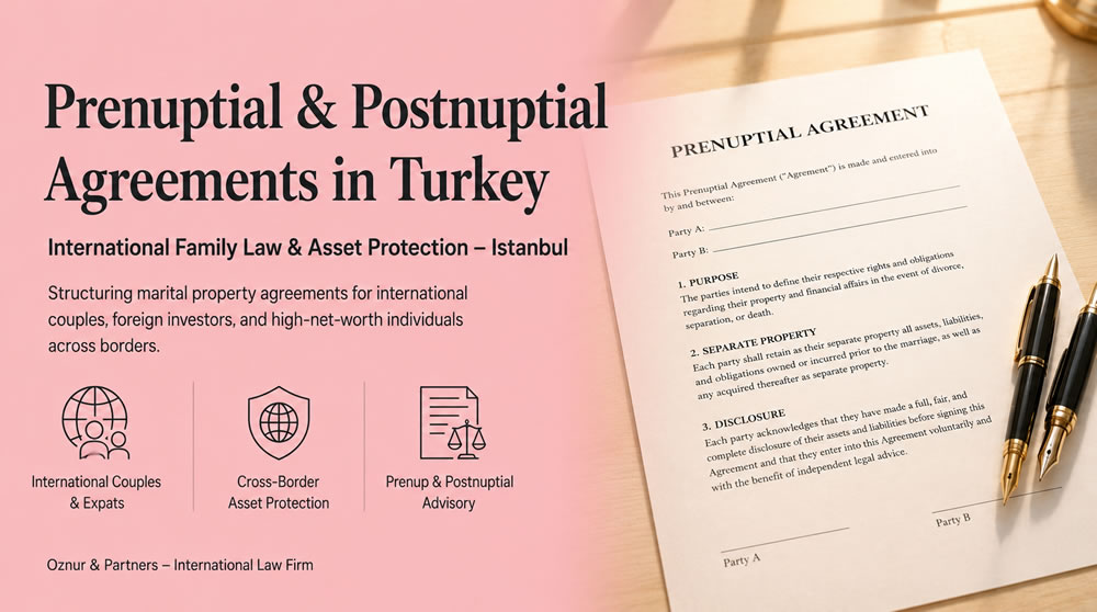 prenuptial agreement in Turkey