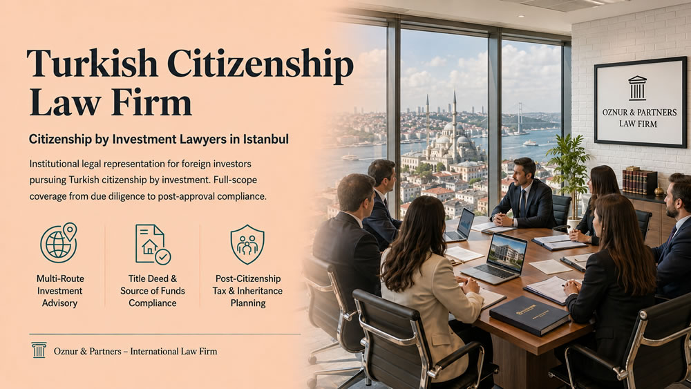 Turkish citizenship law firm
