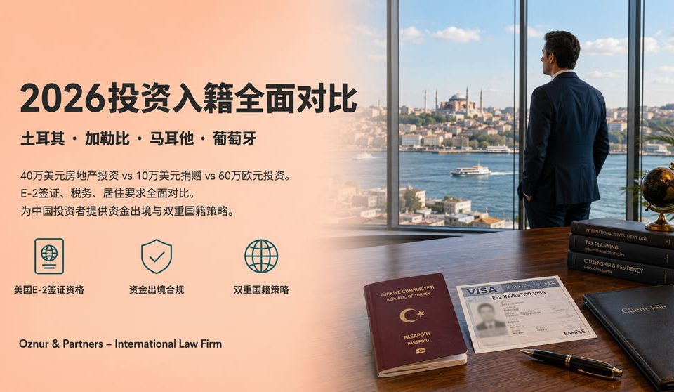 土耳其投资入籍对比 2026