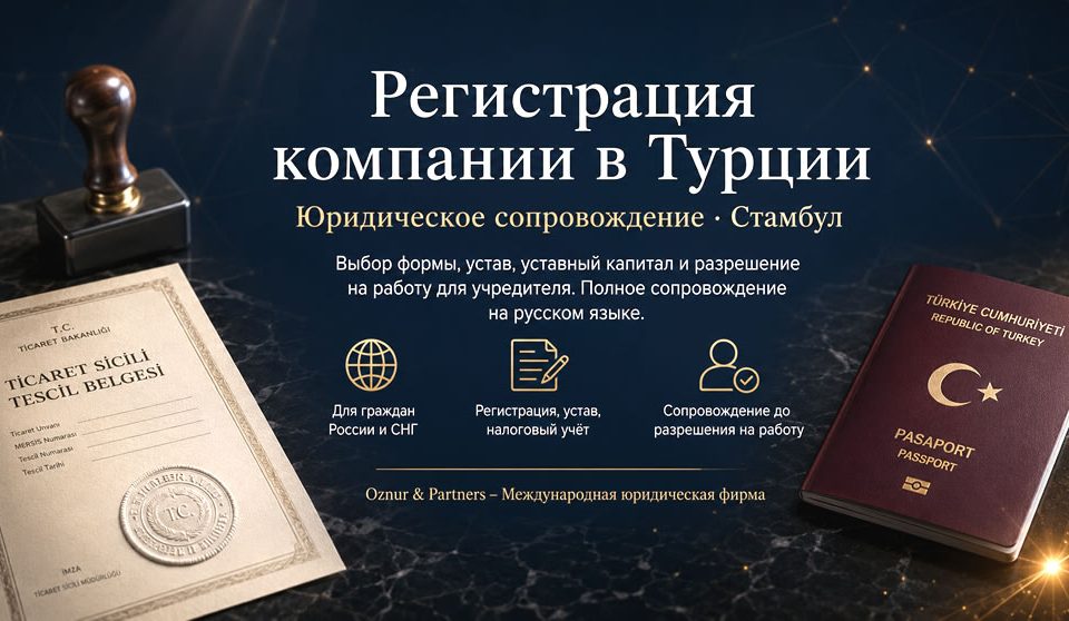 Регистрация компании в Турции