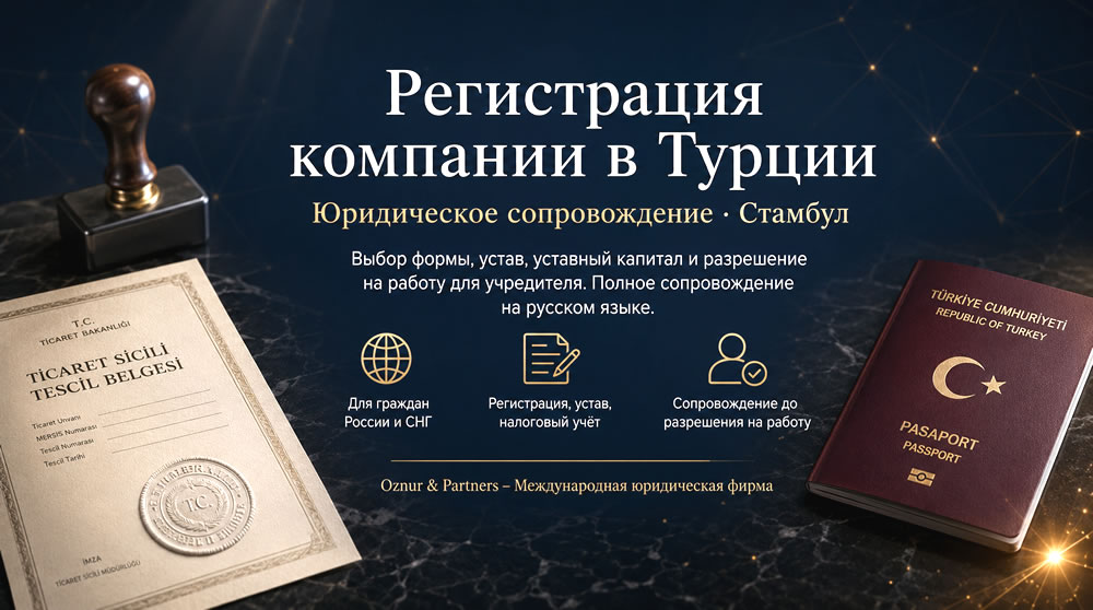 Регистрация компании в Турции