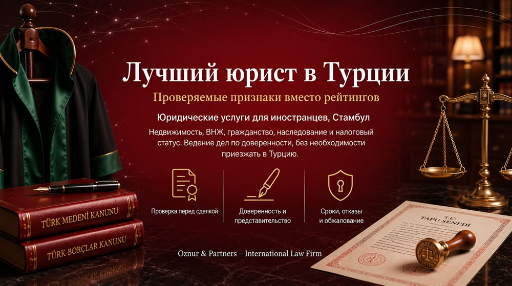 Лучший юрист в Турции
